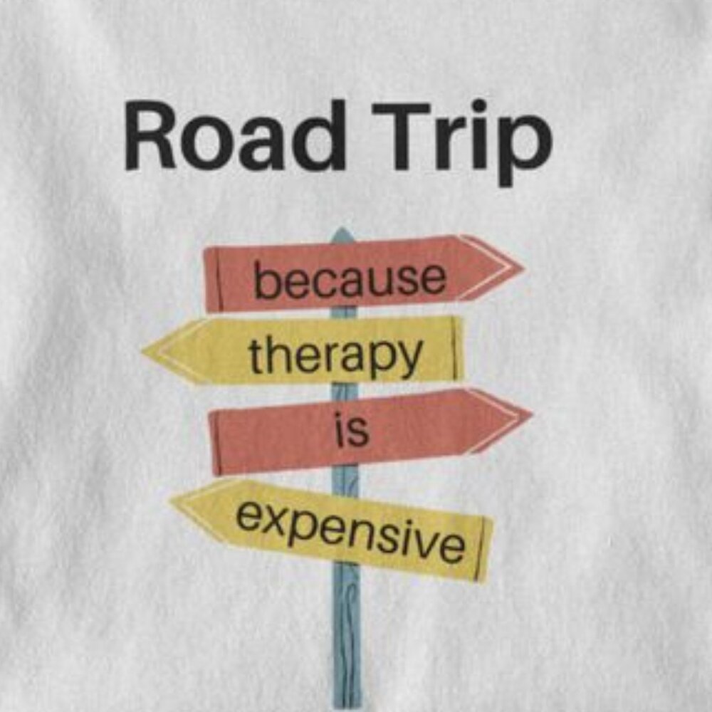 Road Trip Therapy Funny T-Shirt, Outdoor Summer Shirt, Trip Lovers Shirt - Picture 2 of 4